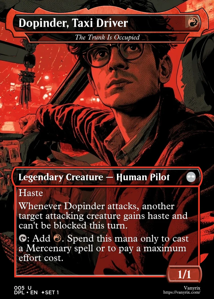 Dopinder, Taxi Driver
