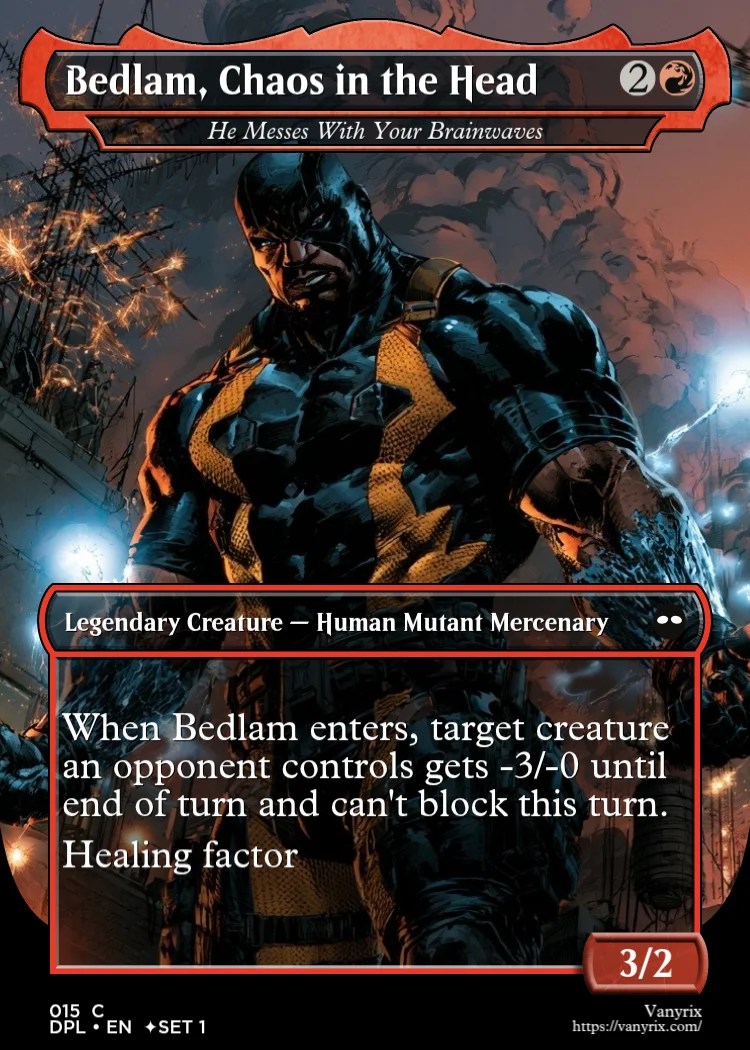 Bedlam, Chaos in the Head