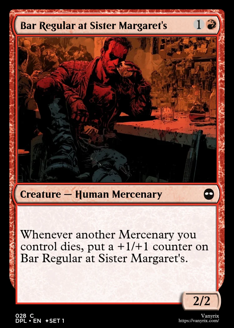 Bar Regular at Sister Margaret's