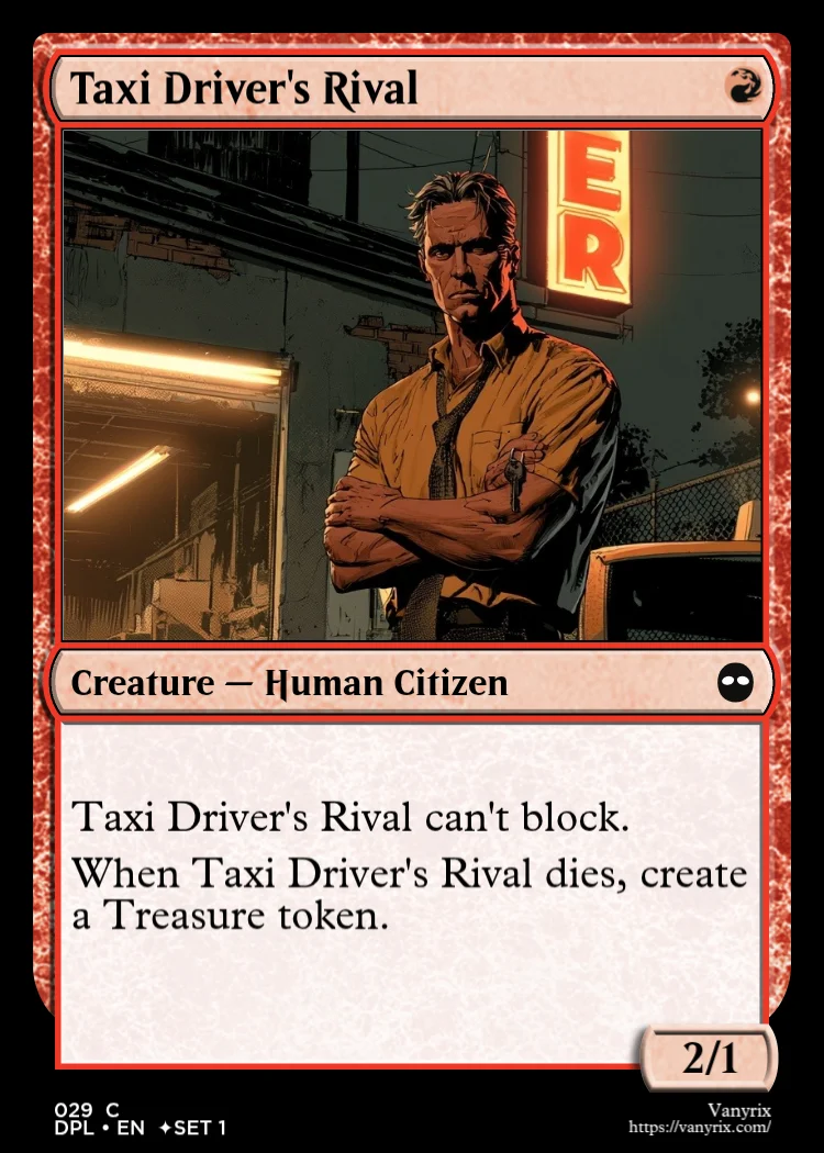 Taxi Driver's Rival