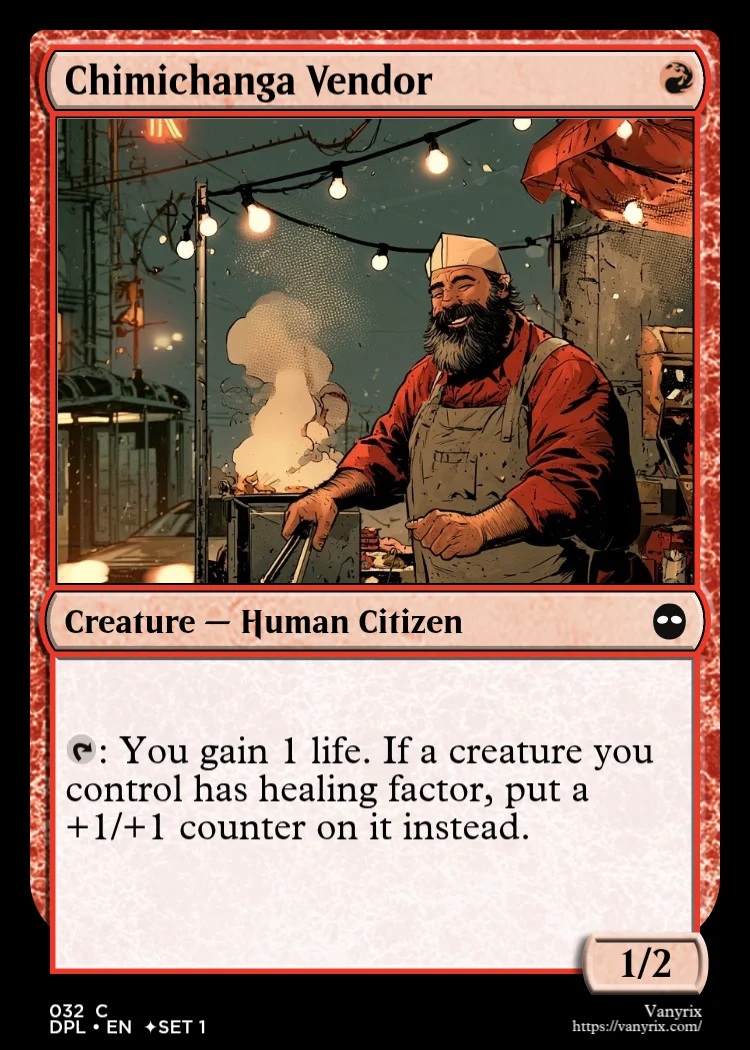 Chimichanga Vendor