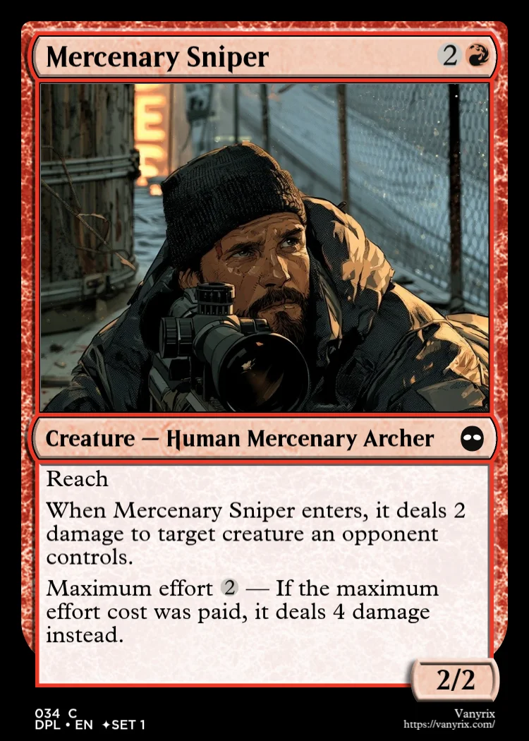 Mercenary Sniper