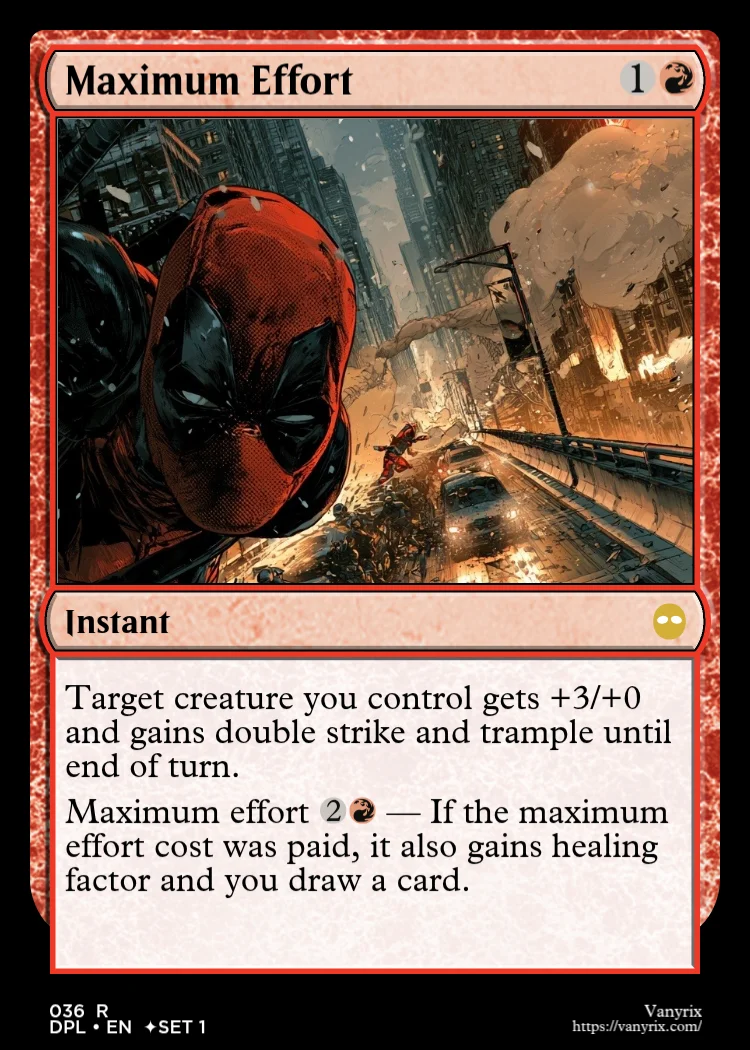Maximum Effort