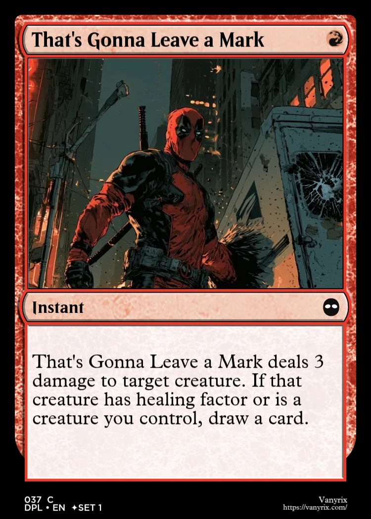That's Gonna Leave a Mark