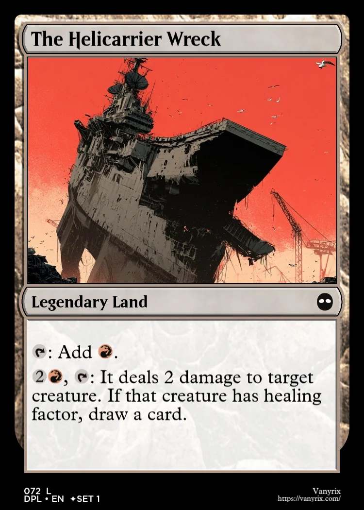 The Helicarrier Wreck