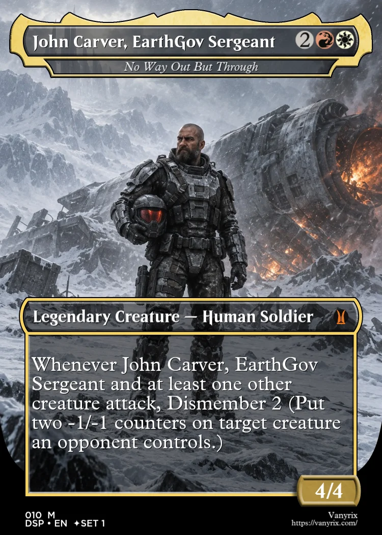 John Carver, EarthGov Sergeant