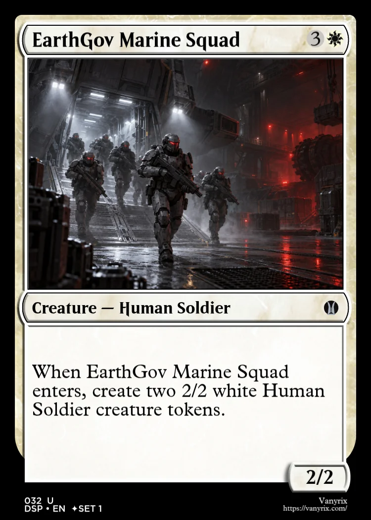 EarthGov Marine Squad