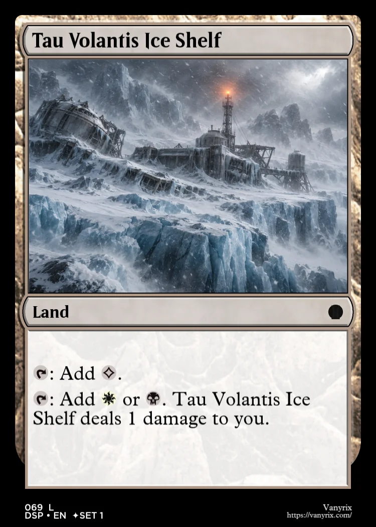 Tau Volantis Ice Shelf