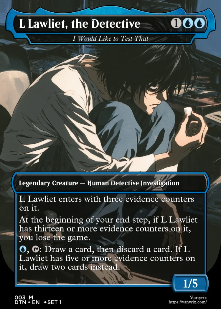 L Lawliet, the Detective