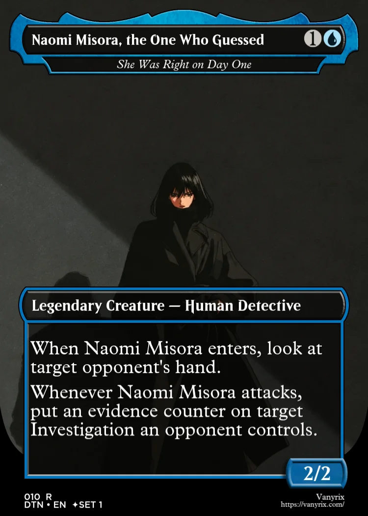 Naomi Misora, the One Who Guessed