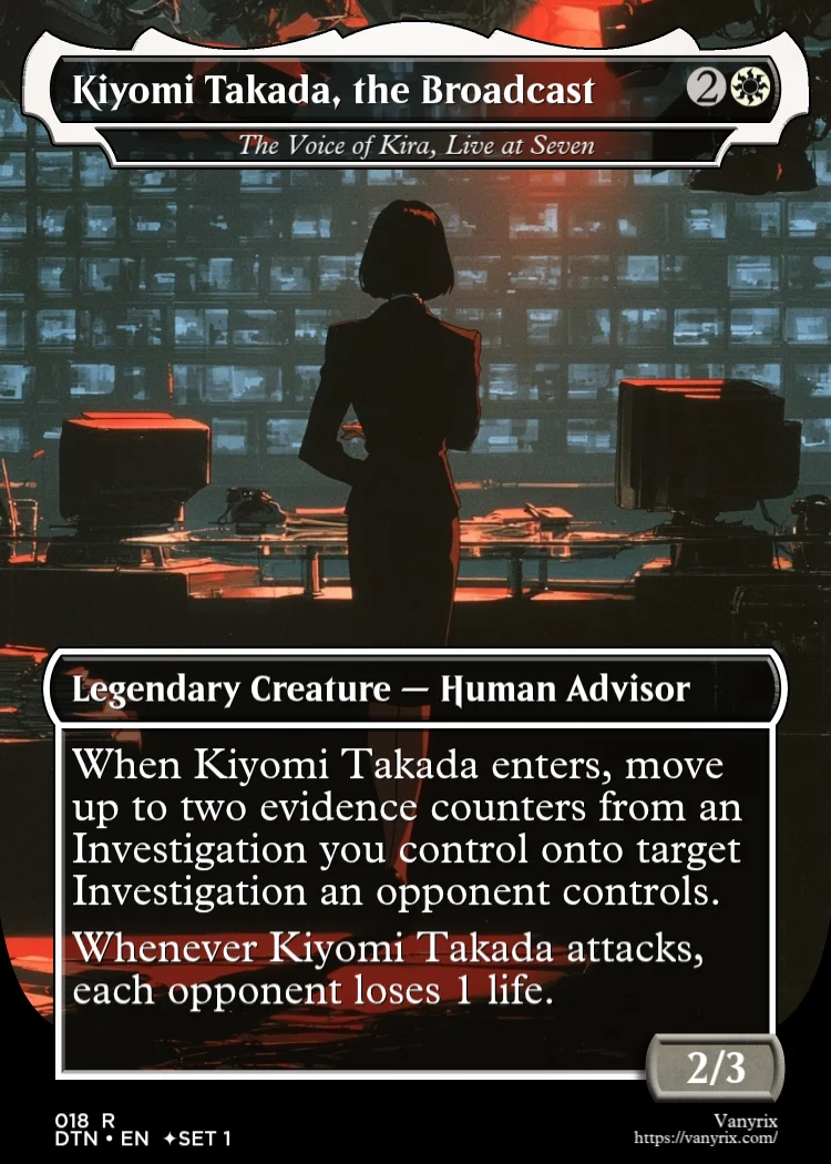 Kiyomi Takada, the Broadcast