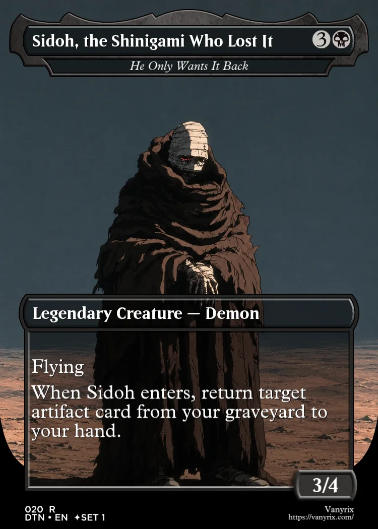 Sidoh, the Shinigami Who Lost It