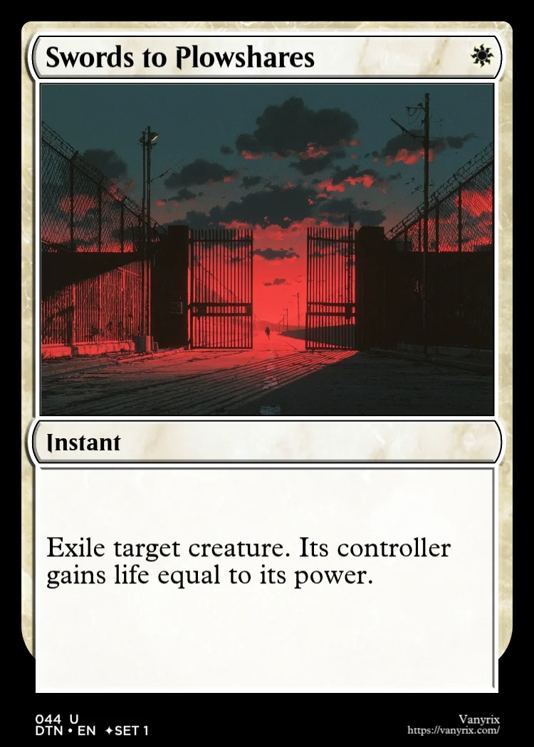 Swords to Plowshares