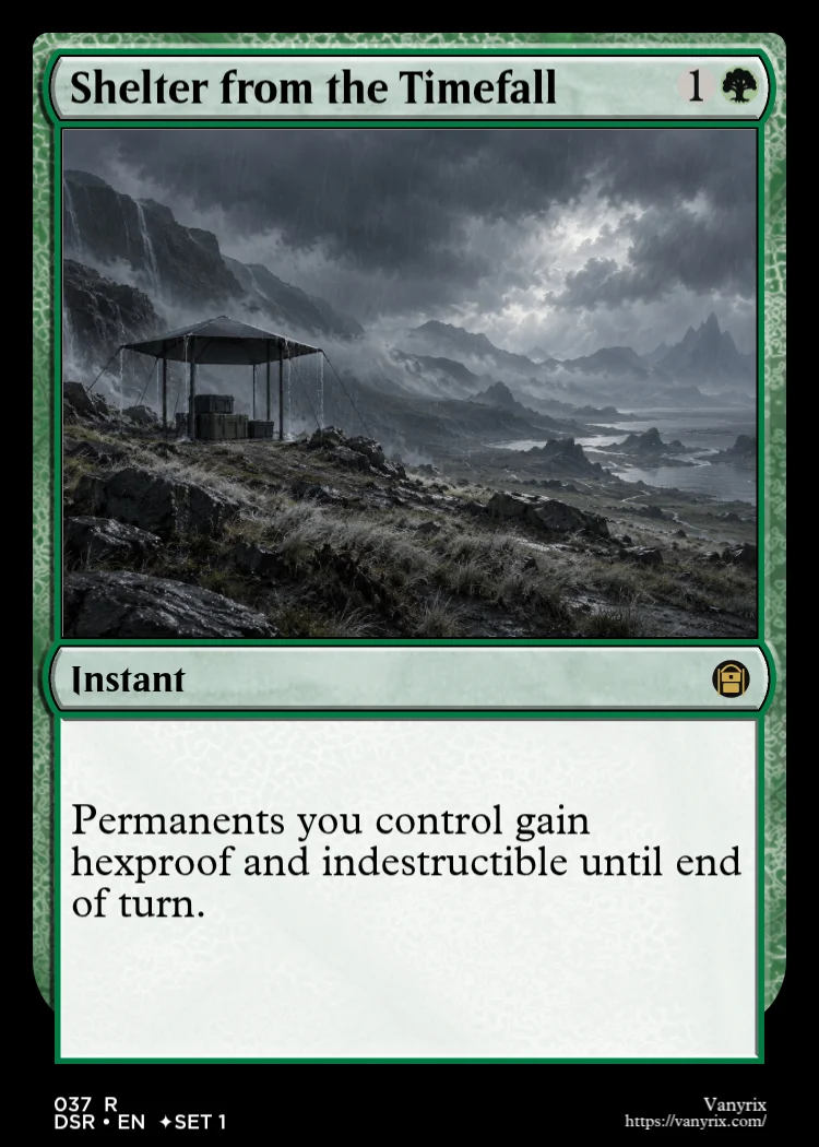 Shelter from the Timefall