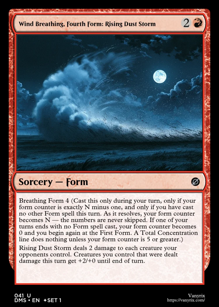 Wind Breathing, Fourth Form: Rising Dust Storm