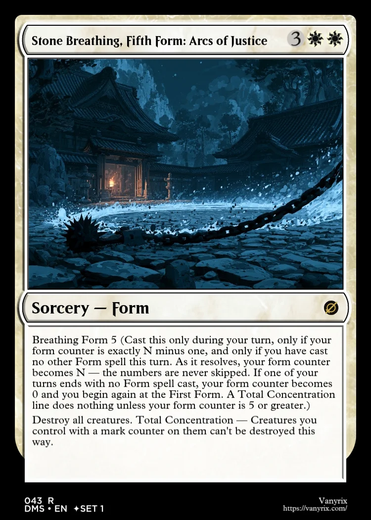 Stone Breathing, Fifth Form: Arcs of Justice