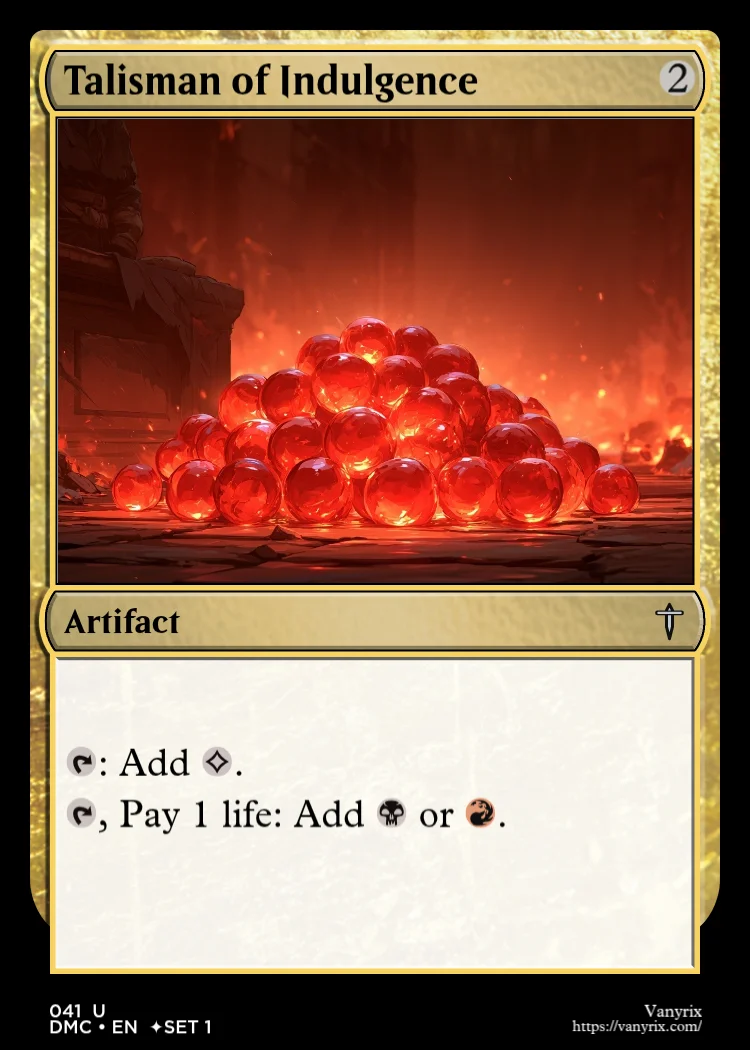 Talisman of Indulgence