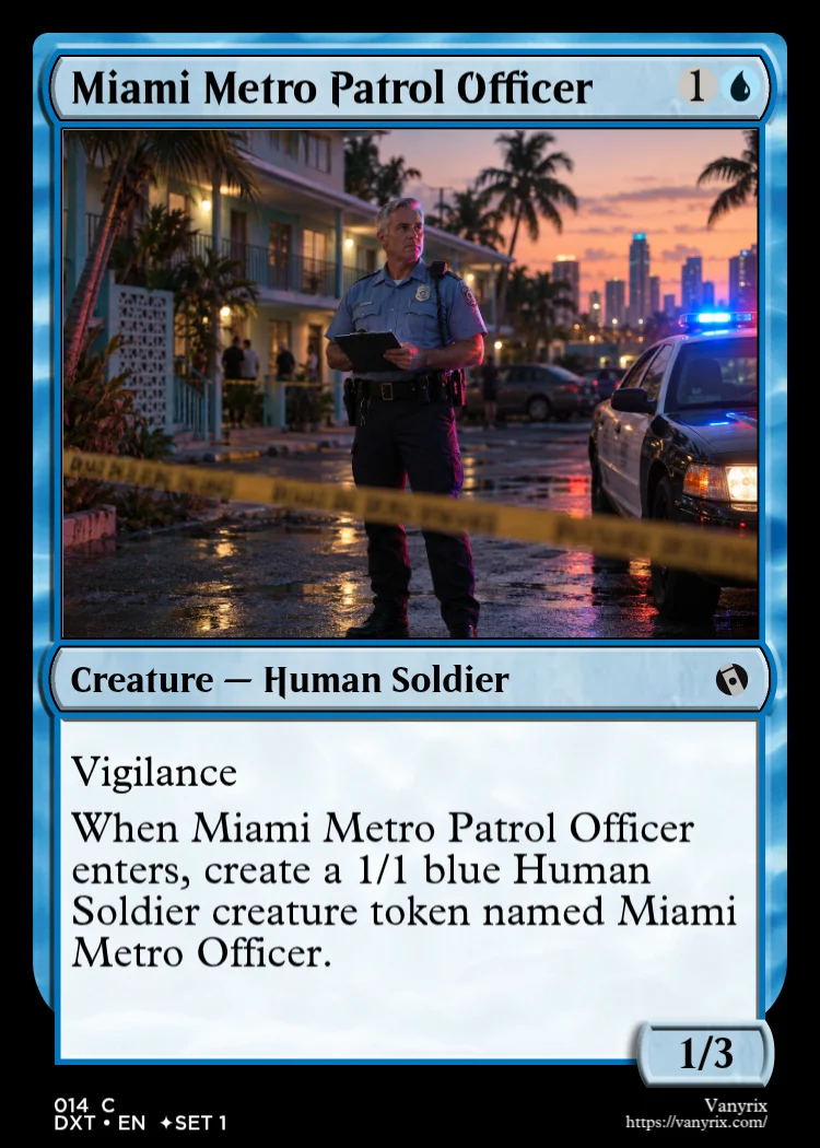 Miami Metro Patrol Officer