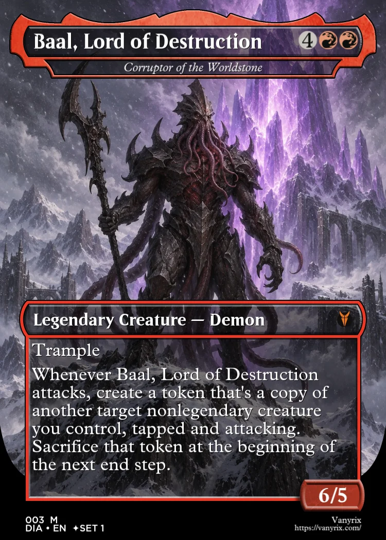 Baal, Lord of Destruction