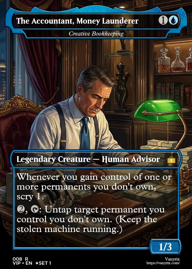 The Accountant, Money Launderer
