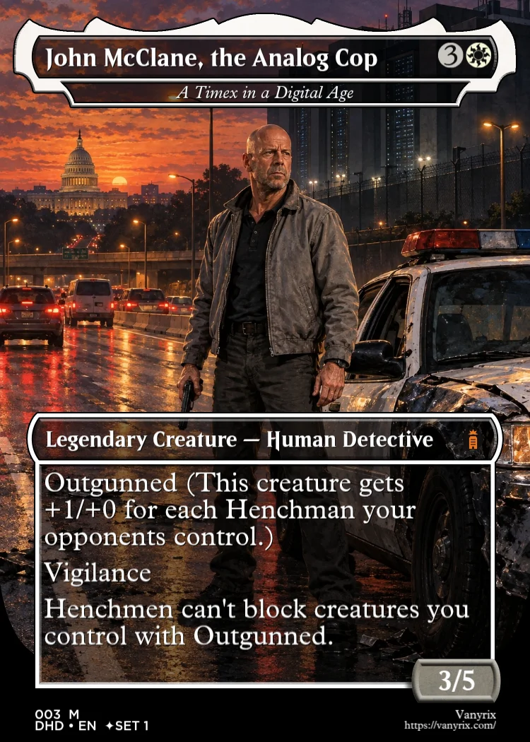 John McClane, the Analog Cop