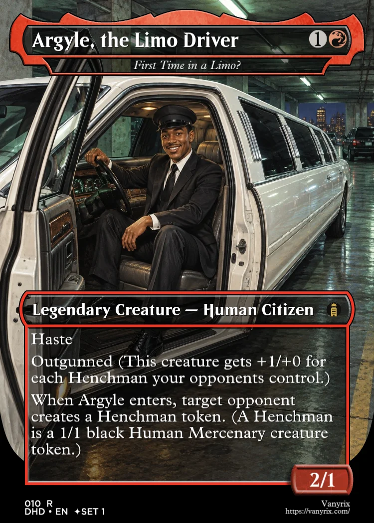 Argyle, the Limo Driver