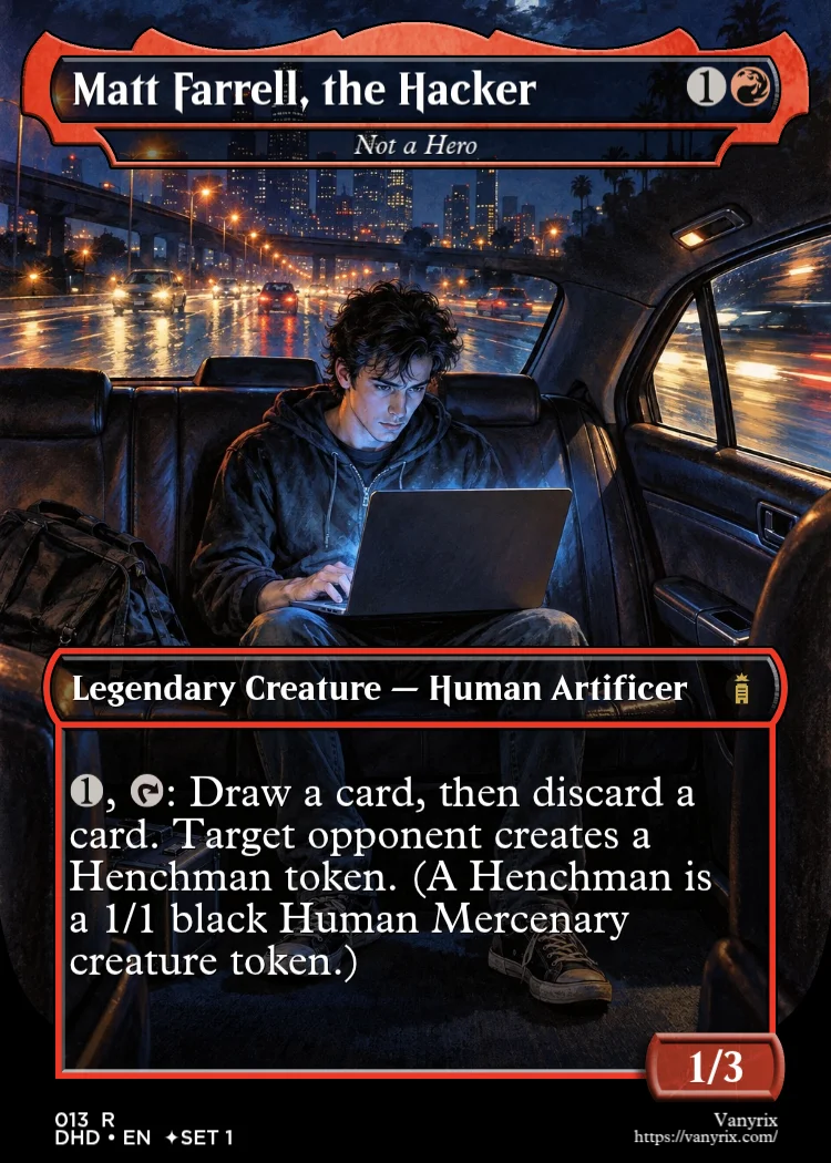Matt Farrell, the Hacker