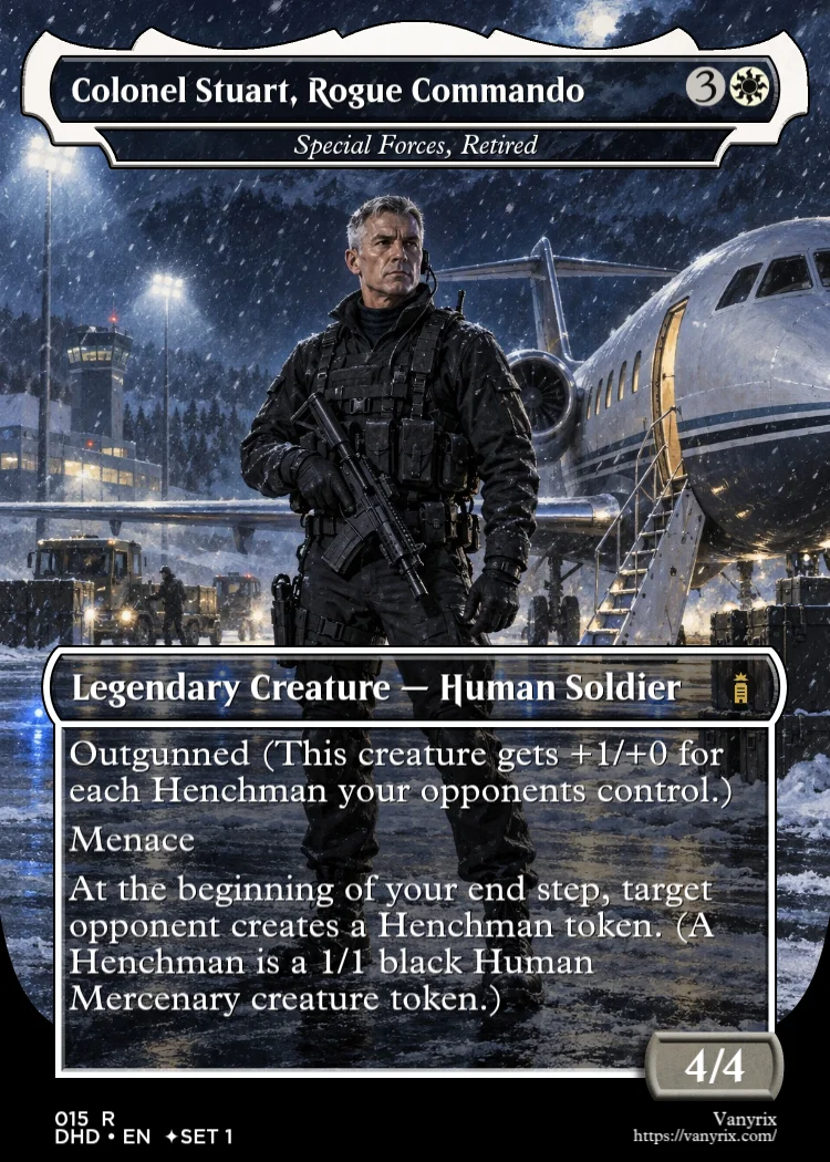 Colonel Stuart, Rogue Commando