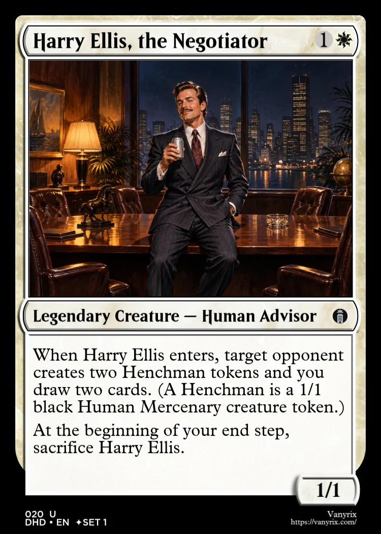 Harry Ellis, the Negotiator