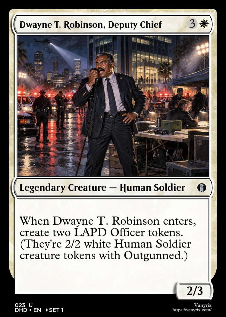 Dwayne T. Robinson, Deputy Chief