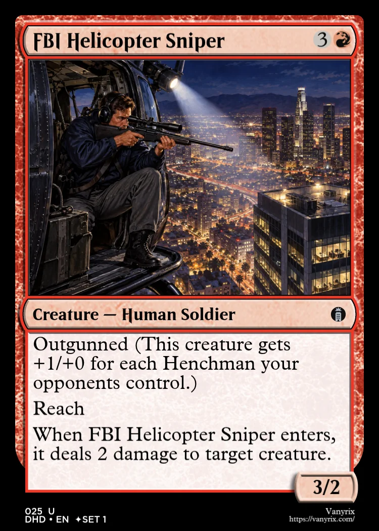 FBI Helicopter Sniper
