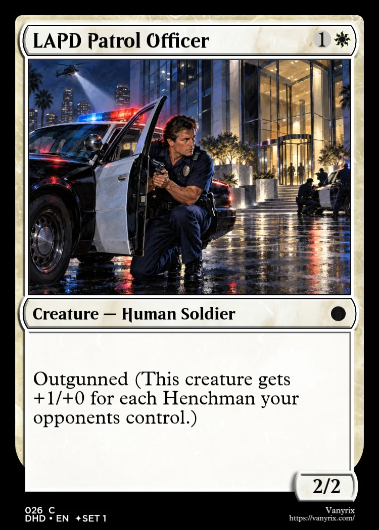 LAPD Patrol Officer