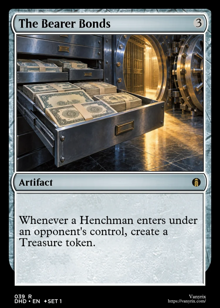 The Bearer Bonds