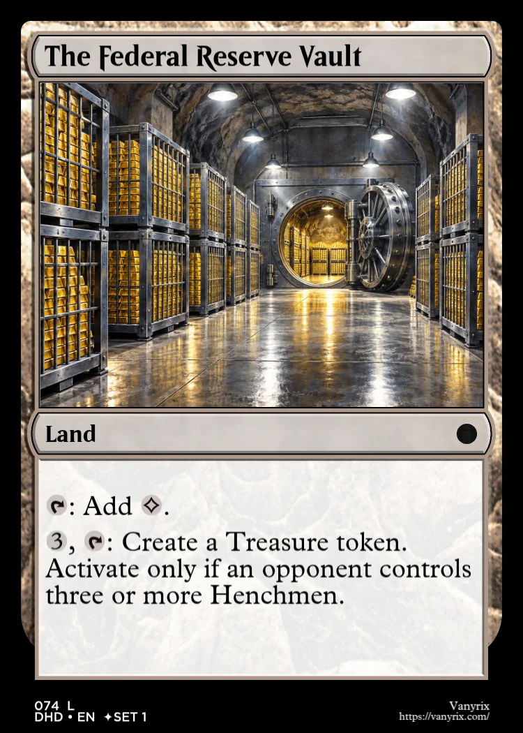 The Federal Reserve Vault