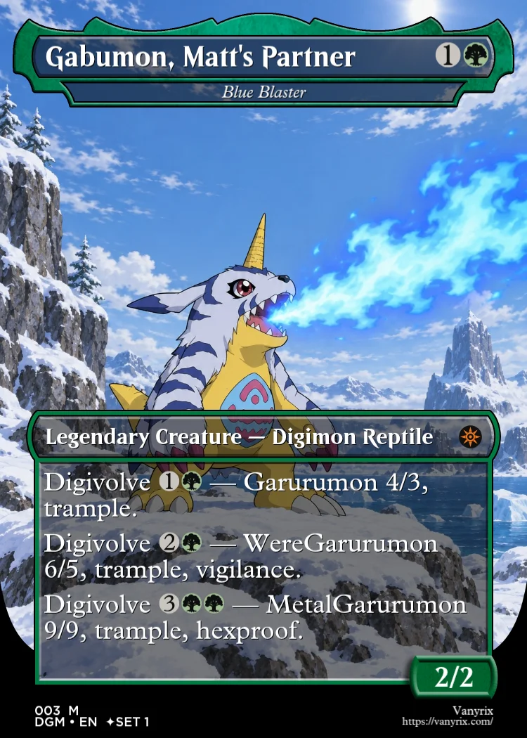 Gabumon, Matt's Partner