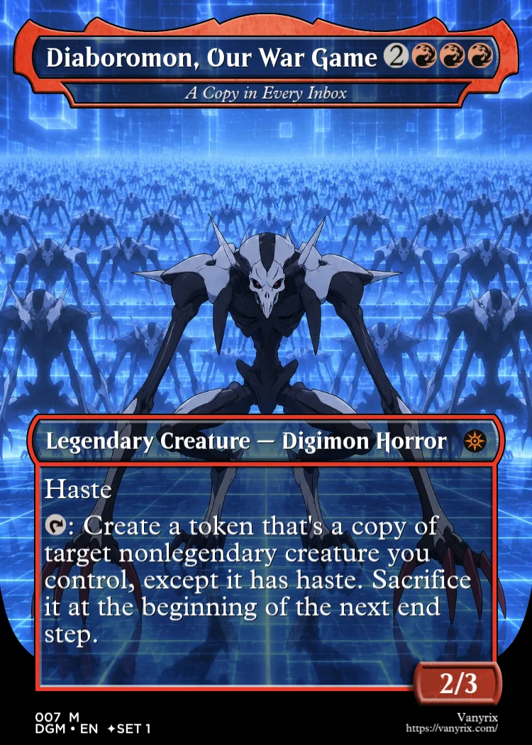 Diaboromon, Our War Game