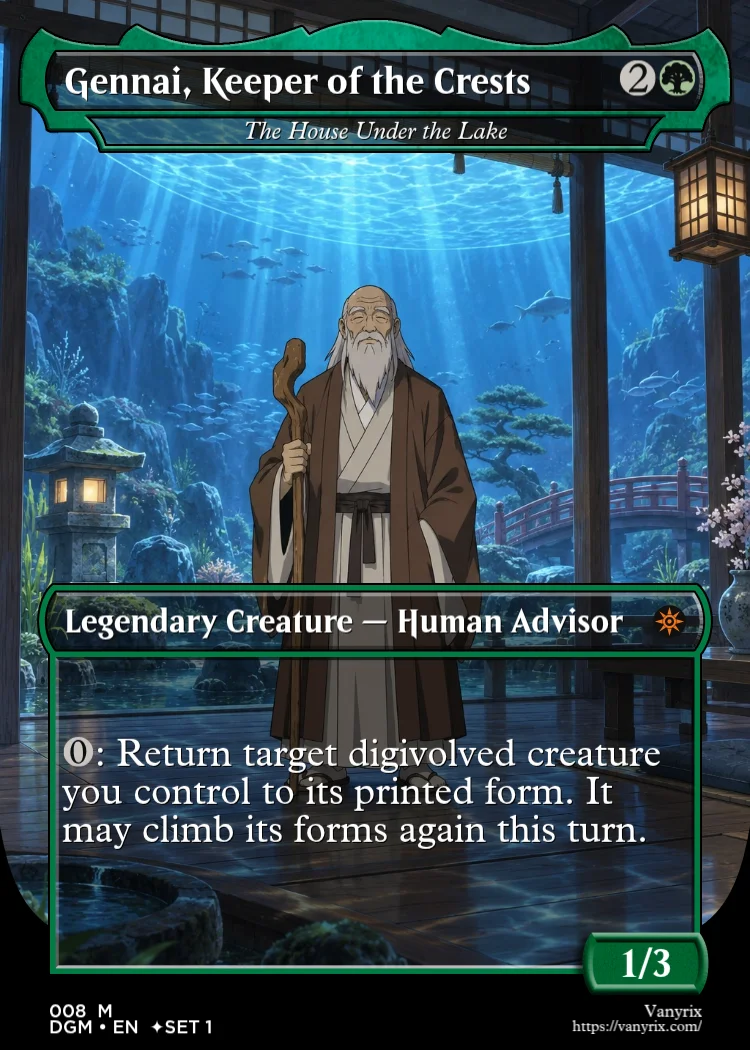 Gennai, Keeper of the Crests
