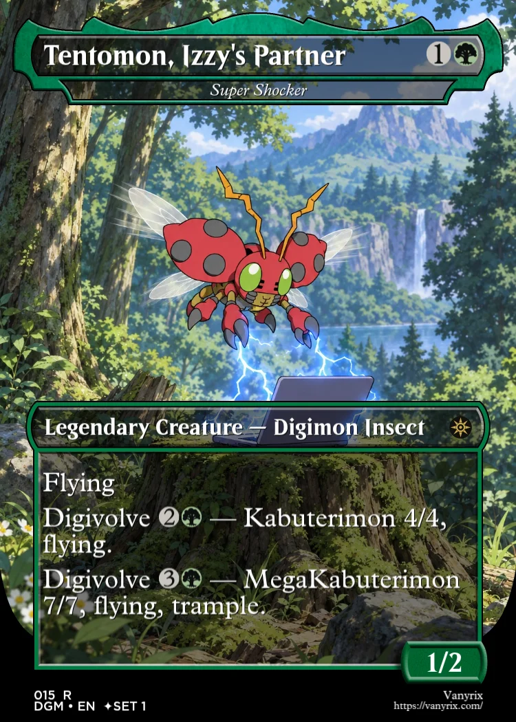 Tentomon, Izzy's Partner