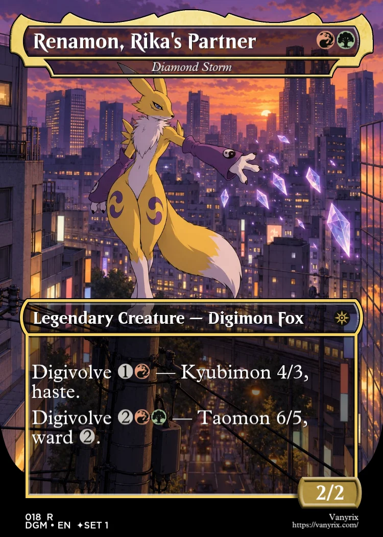 Renamon, Rika's Partner