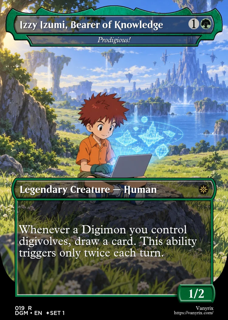 Izzy Izumi, Bearer of Knowledge