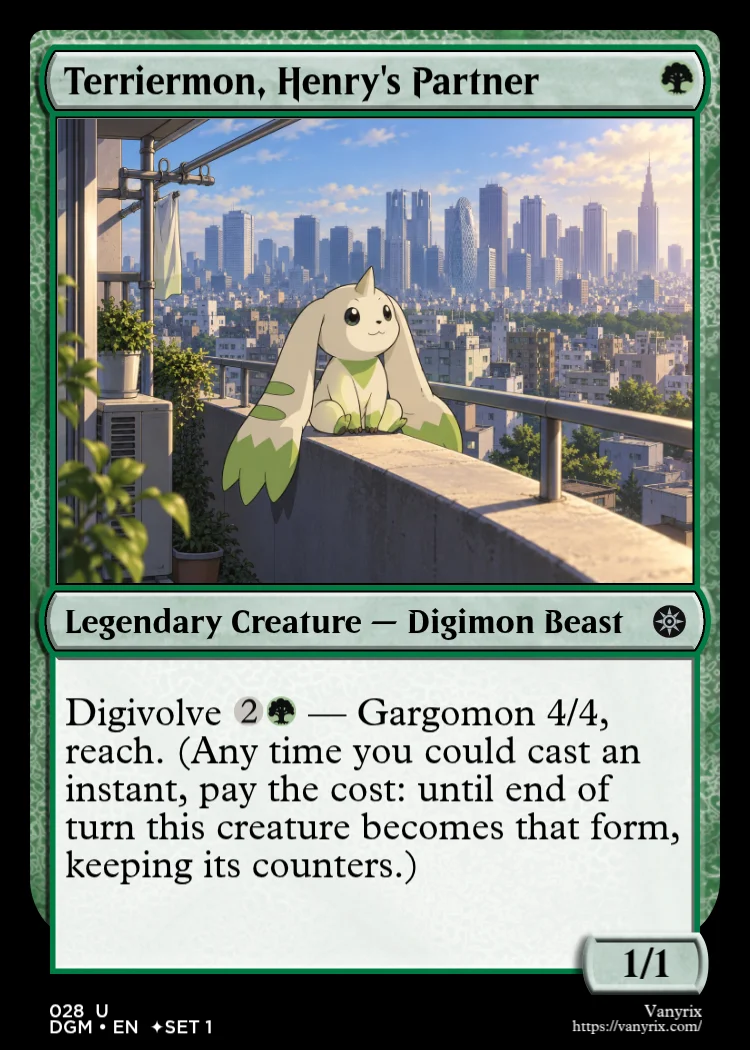 Terriermon, Henry's Partner