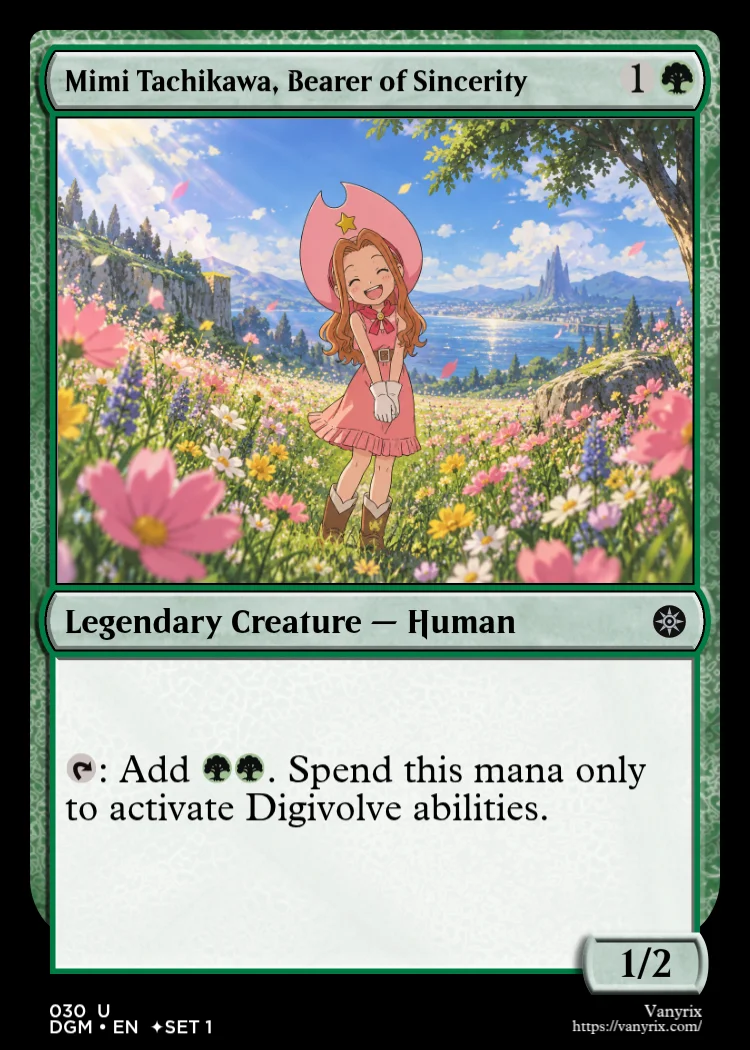 Mimi Tachikawa, Bearer of Sincerity