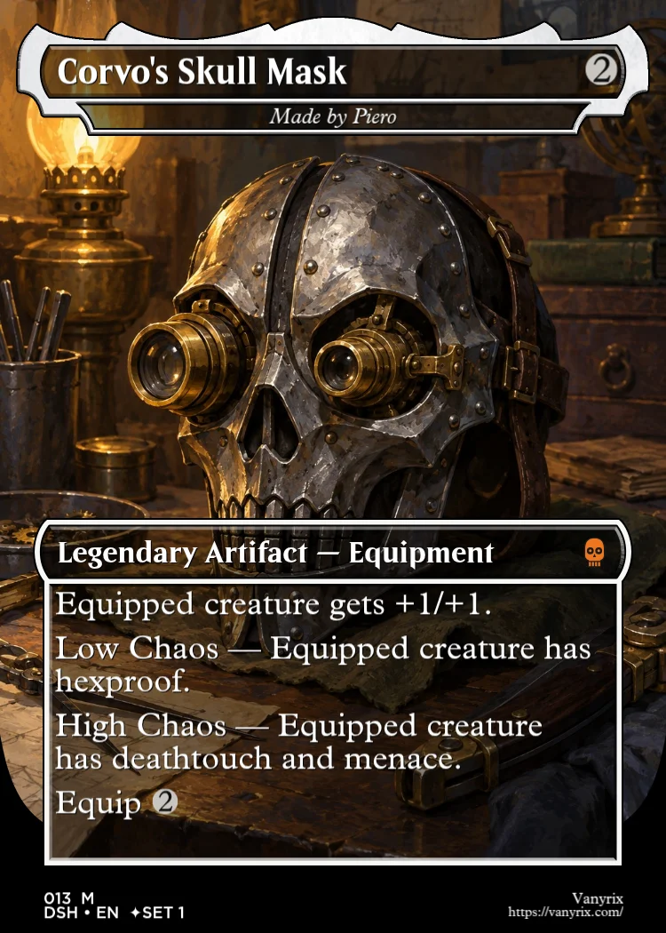 Corvo's Skull Mask