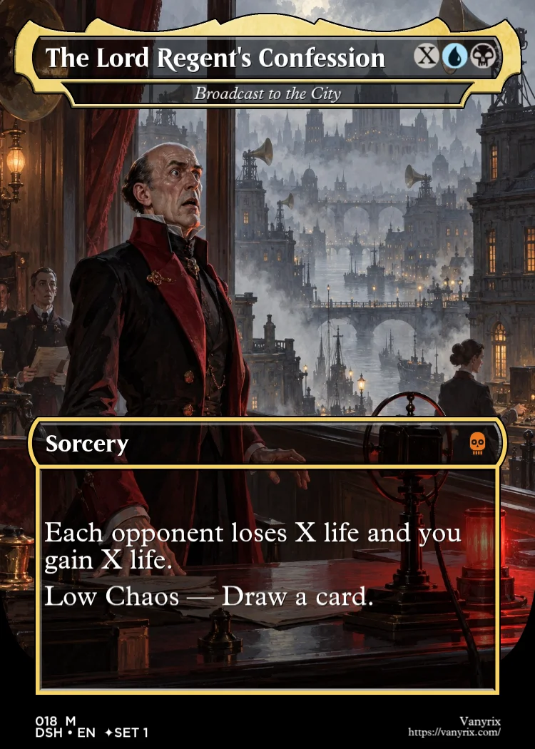 The Lord Regent's Confession