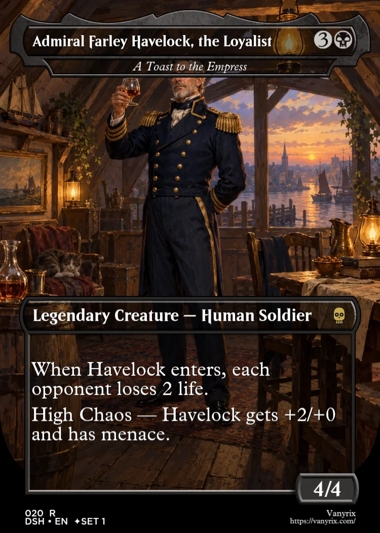 Admiral Farley Havelock, the Loyalist