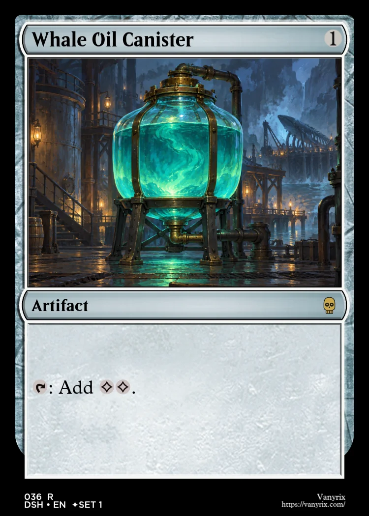 Whale Oil Canister