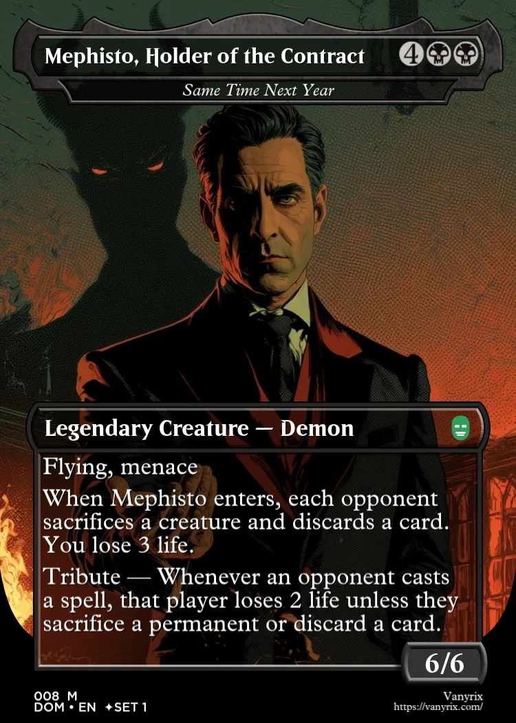 Mephisto, Holder of the Contract
