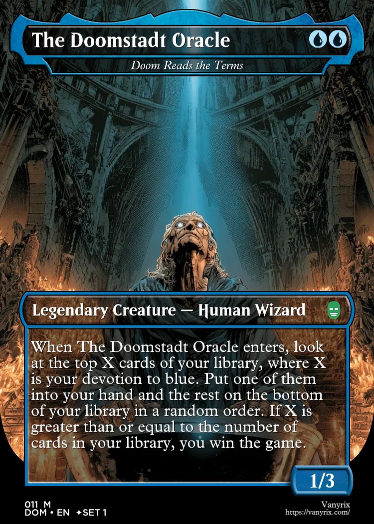 The Doomstadt Oracle