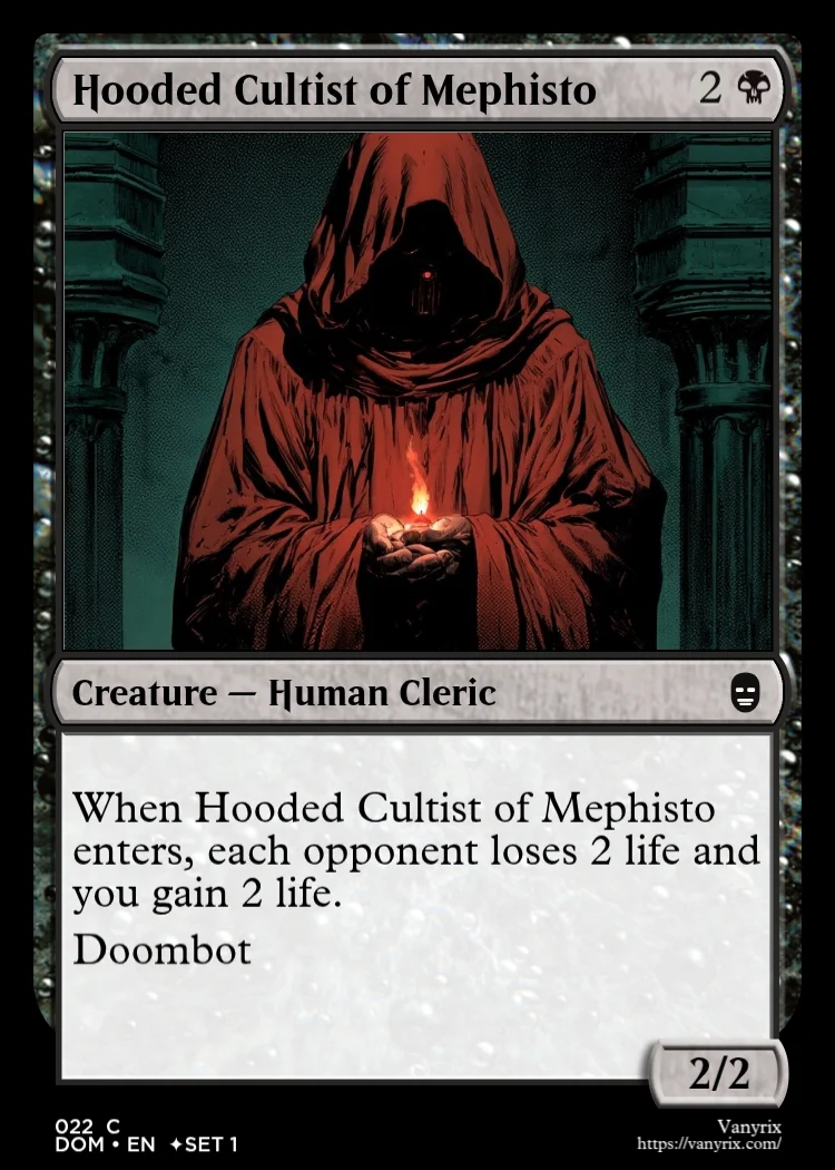 Hooded Cultist of Mephisto