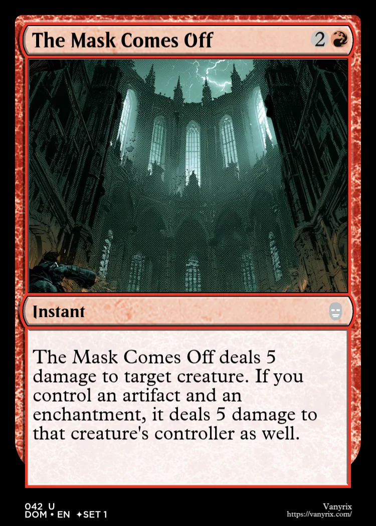 The Mask Comes Off
